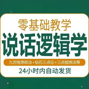 说话技巧口才训练思维逻辑学习课程如何让说话更有逻辑教程视频-淘宝虚拟馆