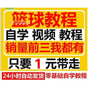 篮球视频教程大全教学训练教学课程基础打篮球技巧街球零基础入门-淘宝虚拟馆