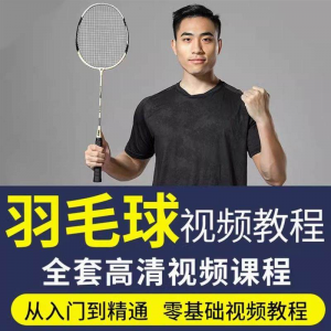 羽毛球视频教程少儿童成人零基础自学课程战术训练教学技巧培训-淘宝虚拟馆