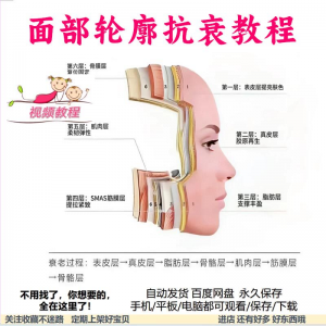 美商课程面部轮廓抗衰美肤减龄变美视频教程形象管理内在美好气色-淘宝虚拟馆