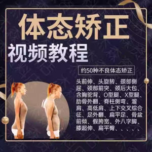 体态矫正运动评估视频教学课程健身身材管理纠正锻炼恢复教程-淘宝虚拟馆