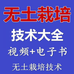 无土栽培视频教程蔬菜无土栽培教程原理无土种植栽培视频技术资料-淘宝虚拟馆
