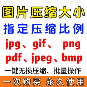 jpg/pdf/gif/png/bmp/jpeg图片图像照片压缩修改调整大小无损批量-淘宝虚拟馆