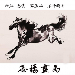 怎么画马视频教程教学自学画马技巧全套零基础入门到提高名水墨画-淘宝虚拟馆