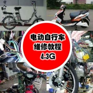 学电动车维修技术电动自行车维修技术电瓶修复技巧视频教程教学-淘宝虚拟馆